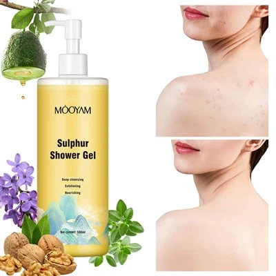 MOOYAM Gel doccia anti-acaro allo zolfo
