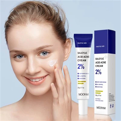 Crema di acne acido salicilico OEM al 2%